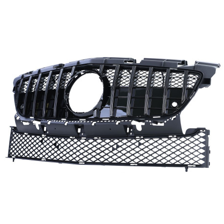 CALANDRE FULL BLACK GRILLAGEE PANAMERICANA AMG GT MERCEDES SLK R172 2011-2015 (06449)