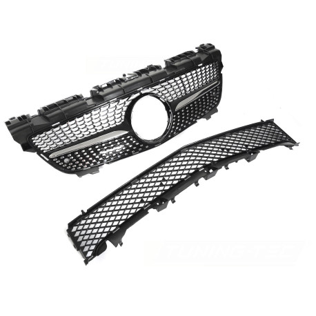 CALANDRE NOIR CHROME DIAMANT AMG GT MERCEDES SLK R172 2011-2015 (06451)