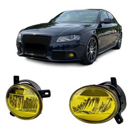 ANTI BROUILLARDS JAUNES LED AUDI A4 B8 / A6 C6 / Q5 2008-2016 (06459)