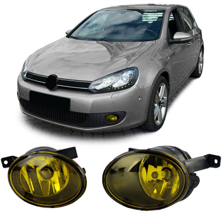 ANTI BROUILLARDS JAUNES VW BEETLE / EOS / GOLF 6 / GOLF PLUS / TIGUAN / TOURAN (06467)