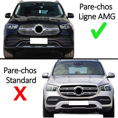 CALANDRE PANAMERICANA GT NOIR CHROME MERCEDES GLE 167 AMG 2018-2023 (06468)