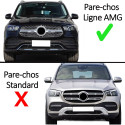 CALANDRE PANAMERICANA GT NOIR INTEGRAL MERCEDES GLE 167 AMG 2018-2023 (06469)