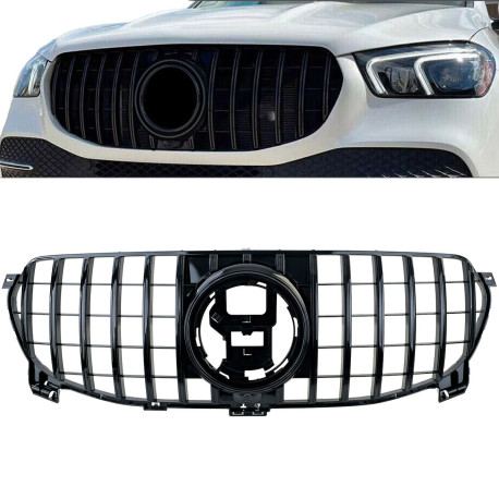 CALANDRE PANAMERICANA GT NOIR INTEGRAL MERCEDES GLE 167 2018-2023 (06471)