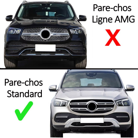 CALANDRE PANAMERICANA GT NOIR INTEGRAL MERCEDES GLE 167 2018-2023 (06471)