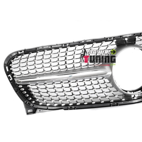 CALANDRE DIAMANT LIGNE AMG SILVER CHROME MERCEDES GLA X156 2013-2016 (06475)
