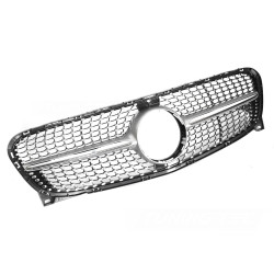 CALANDRE DIAMANT LIGNE AMG SILVER CHROME MERCEDES GLA X156 2013-2016 (06475)