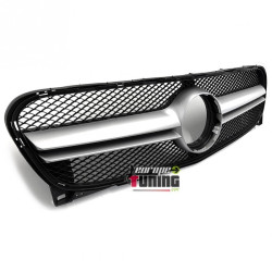 CALANDRE LIGNE AMG NOIR SILVER MERCEDES GLA X156 2013-2017 (06472)