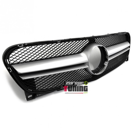 CALANDRE LIGNE AMG NOIR SILVER MERCEDES GLA X156 2013-2017 (06472)