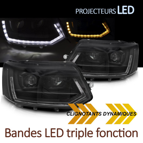 PHARES CONVERSION FULL LED DYNAMIQUES VW T5 2009-2015 (06478)