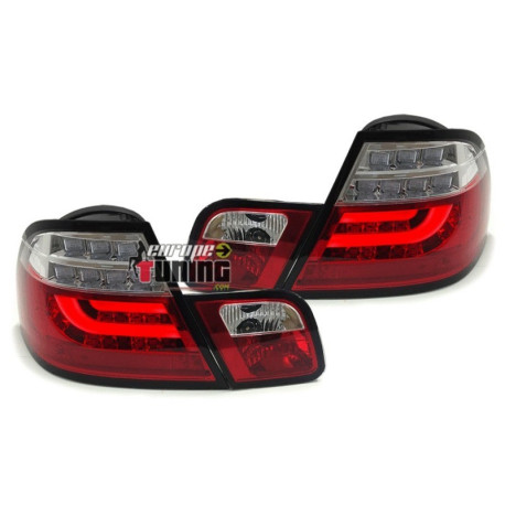 2 FEUX ROUGES NOIRS LED BAR BMW SERIE 3 E46 COUPE 1999-2003 (06479)