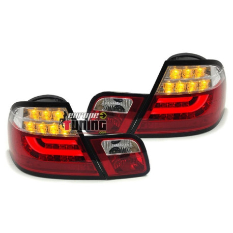 2 FEUX ROUGES NOIRS LED BAR BMW SERIE 3 E46 COUPE 1999-2003 (06479)