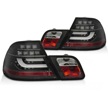 2 FEUX NOIRS LED BAR BMW SERIE 3 E46 COUPE 2003-2007 (06481)