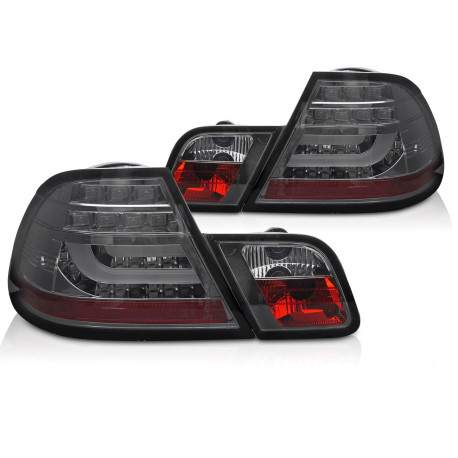 2 FEUX NOIRS LED BAR BMW SERIE 3 E46 COUPE 2003-2007 (06481)