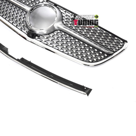 CALANDRE DIAMANT LIGNE AMG SILVER CHROME MERCEDES VITO W447 2014-2019 (06488)