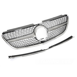 CALANDRE DIAMANT LIGNE AMG SILVER CHROME MERCEDES VITO W447 2014-2019 (06488)