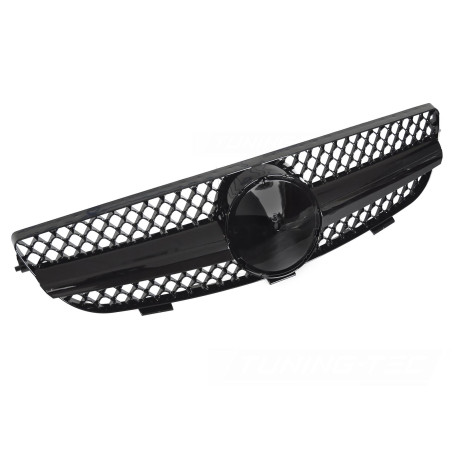 CALANDRE NOIR INTEGRAL SPORT LIGNE SL MERCEDES CLK 209 2002-2010 (06491)