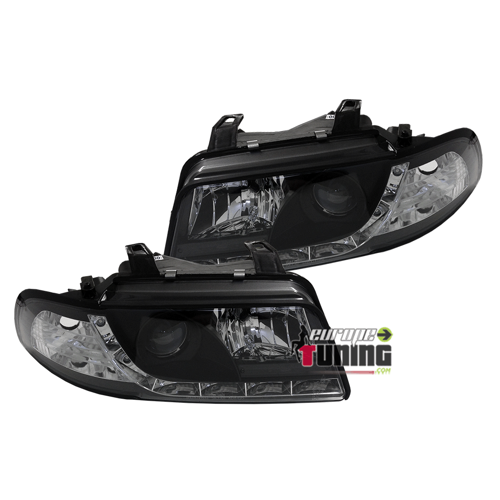 PHARES DEVIL EYES AUDI A4 NOIRS 1995-1999 (13099)
