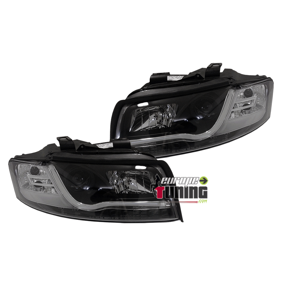 PHARES LIGHT BAR AUDI A4 NOIRS 8E ap 2001 (02735)
