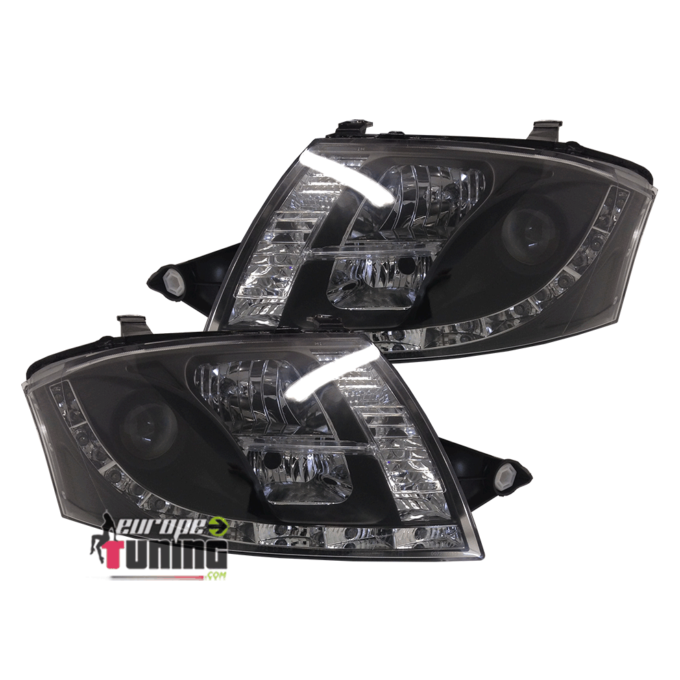 DRL PHARES DIURNES R87 NOIRS AUDI TT (00358)