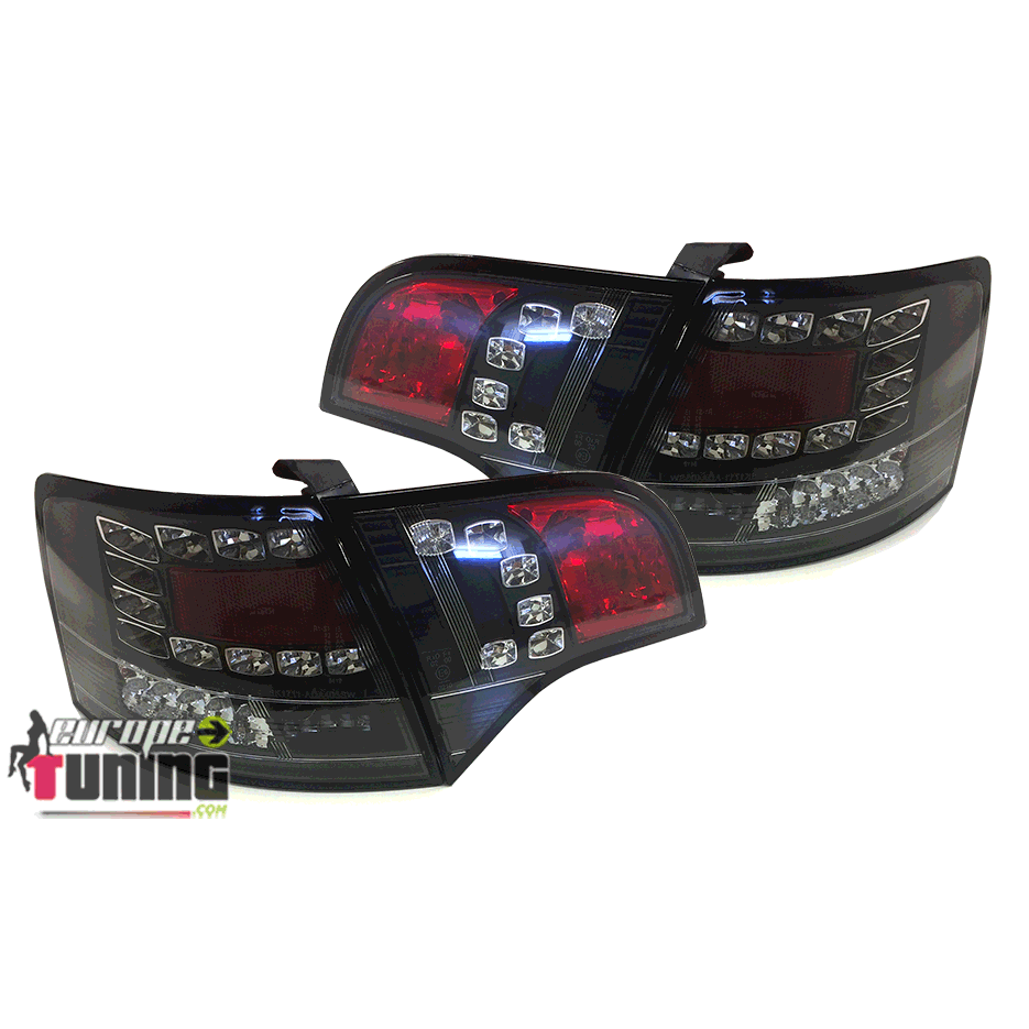 FEUX LED NOIRS AUDI A4 AVANT 04-07 (01085)