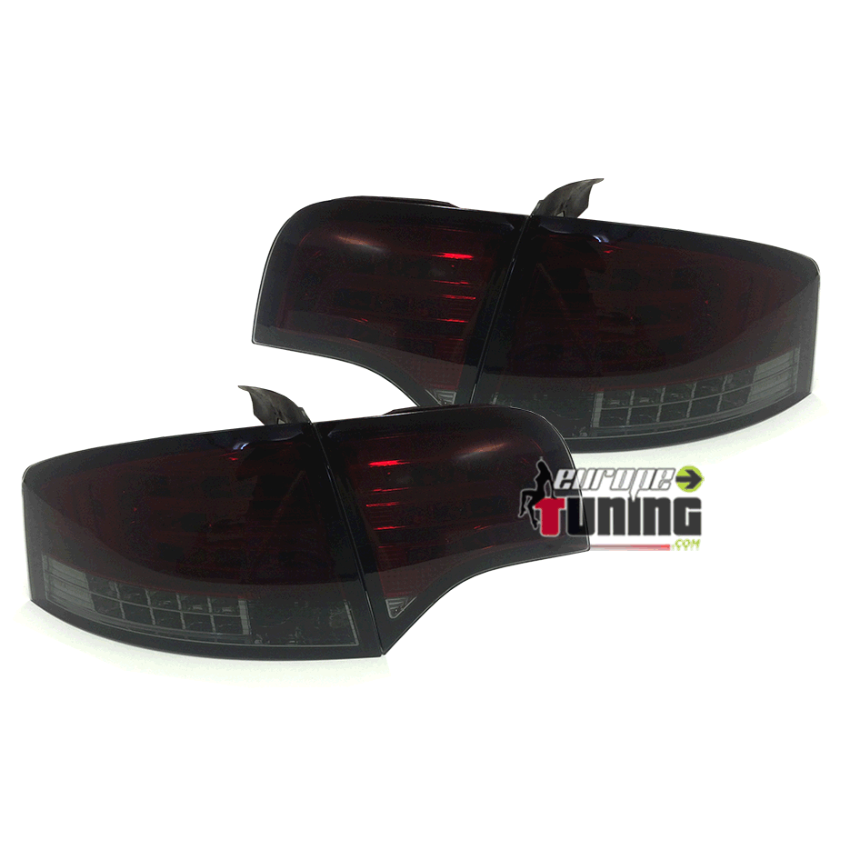 FEUX LED ROUGES FUMES AUDI A4 04-07 (00559)