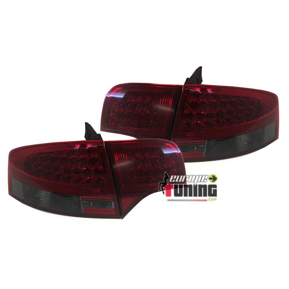 FEUX LED ROUGE NOIR AUDI A4 04-07 (00888)