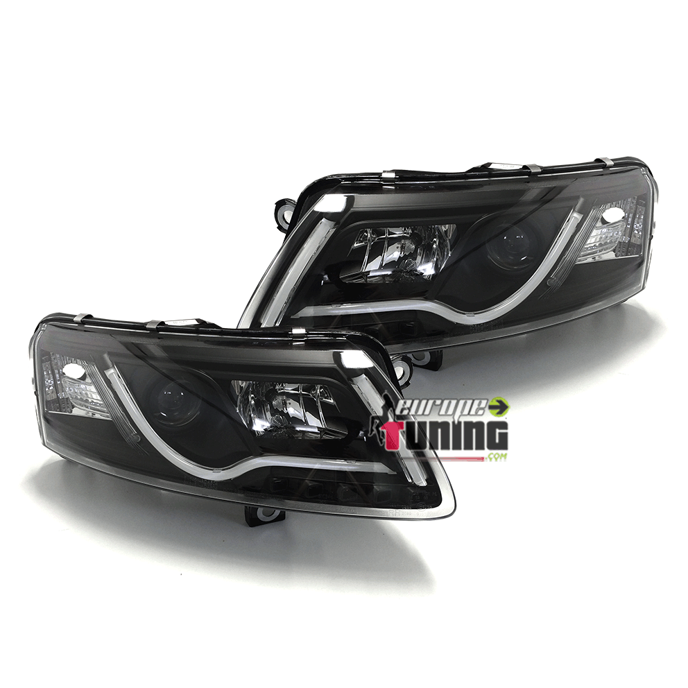 PHARES LIGHT BAR A6 NOIRS 2004-2008 (02734)