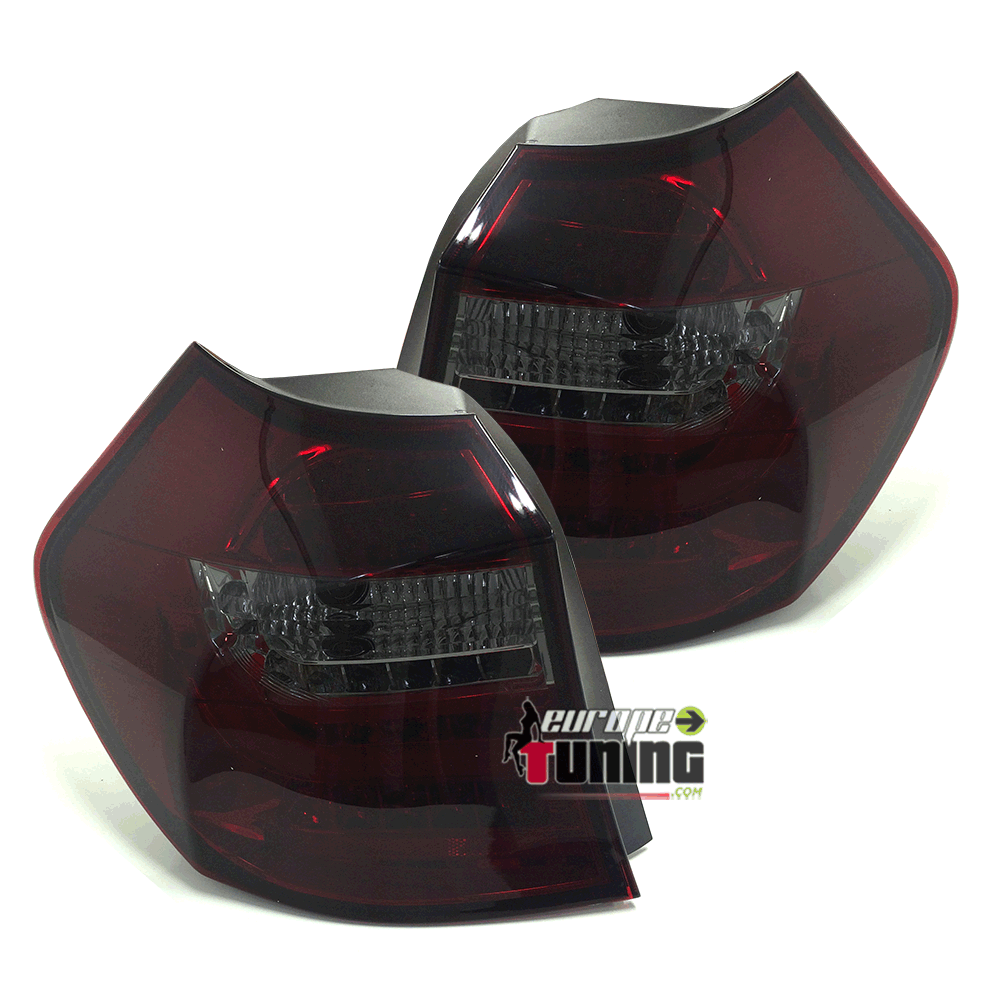 FEUX CELIS ET LED BMW E87 / E81 ROUGES NOIRS 07-11 (03746)