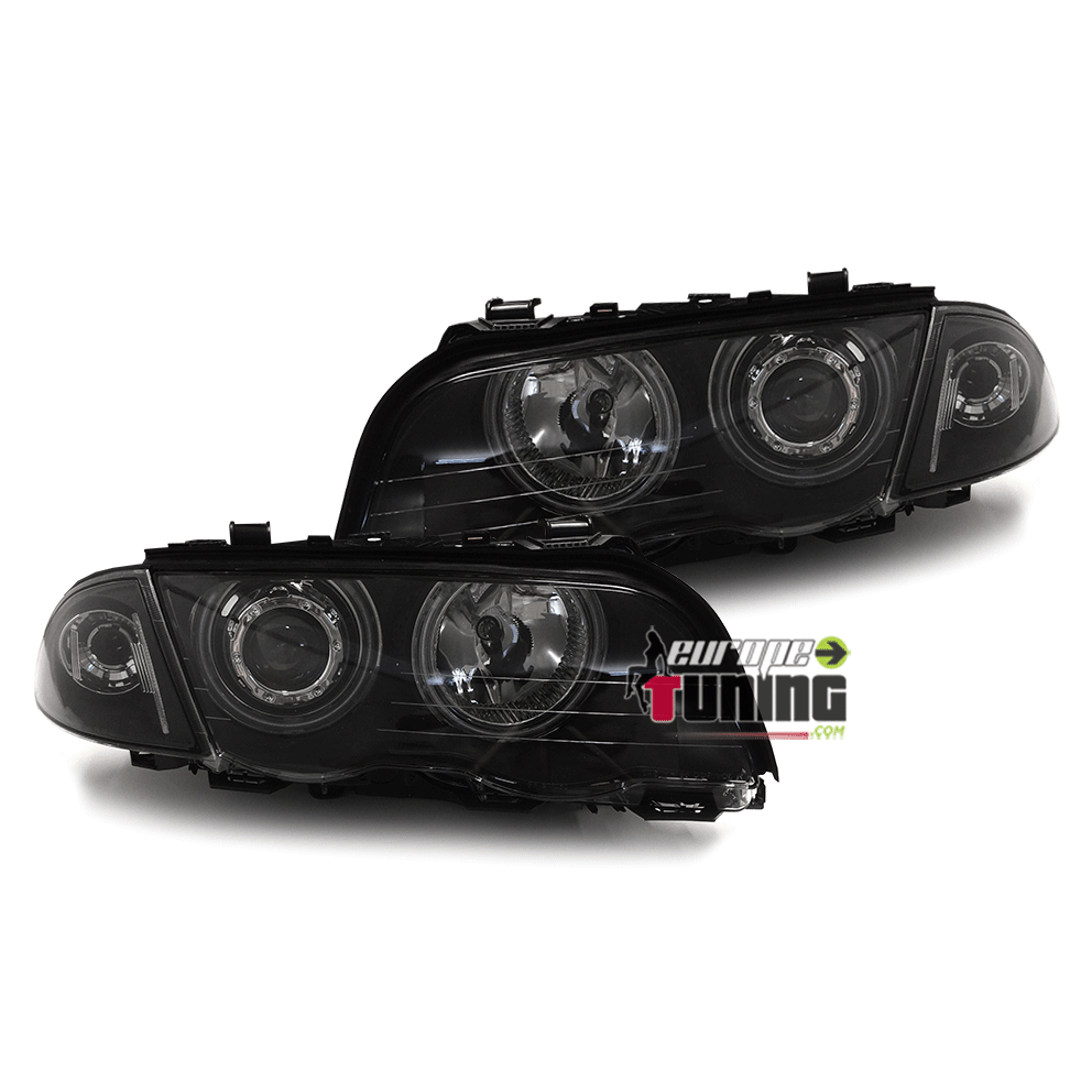 PHARES CCFL ANGEL EYES NOIRS BMW E46  98-01 (01279)