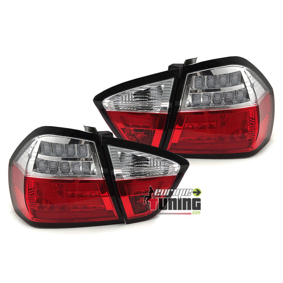 FEUX ROUGES CRISTAL A LED LIGHT BAR BMW E90 (03482)