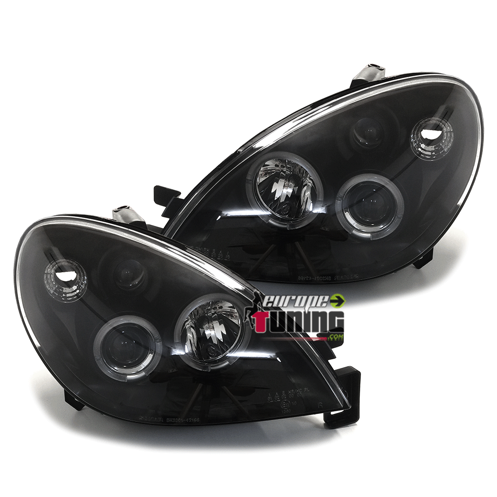 PHARES TUNING ANGEL EYES NOIRS POUR CITROEN XSARA (12073)