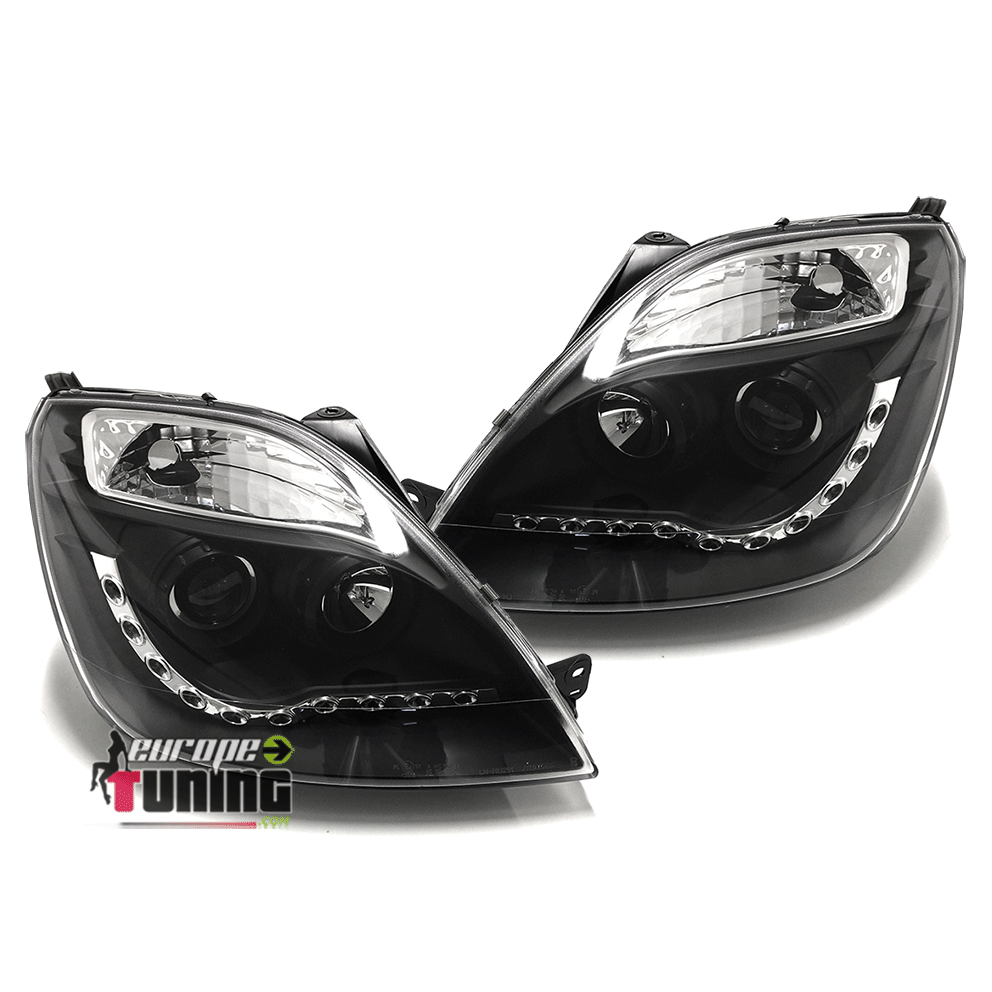 PHARES DEVIL EYES TUNING FORD FIESTA NOIRS (00884)
