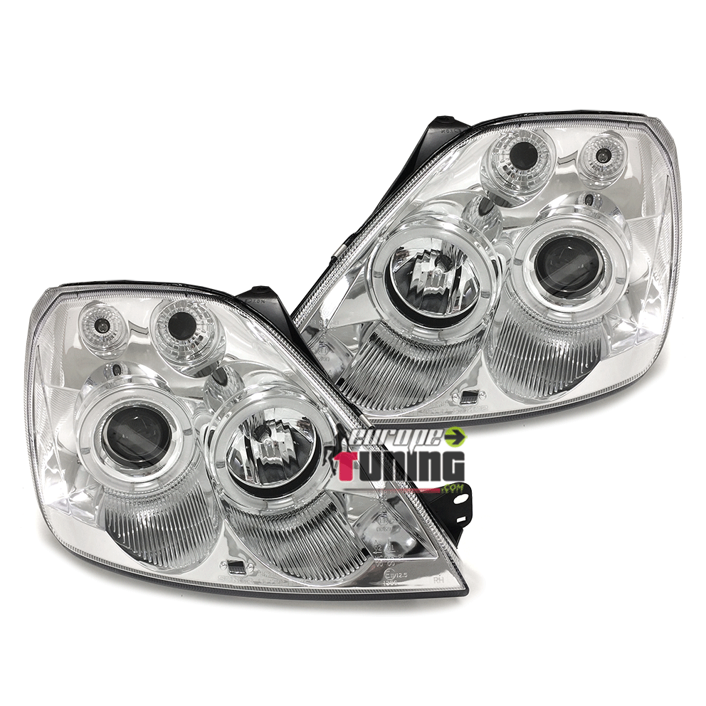 PHARES ANGEL EYES TUNING FORD FIESTA CHROM APRES 02 (12261)