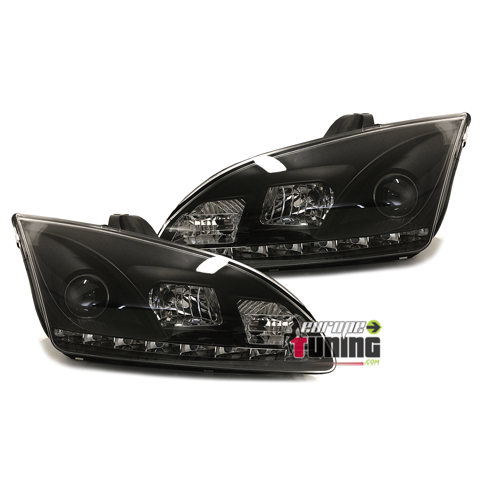 DRL PHARES DIURNES NOIRS FOCUS 04-08 (02931)