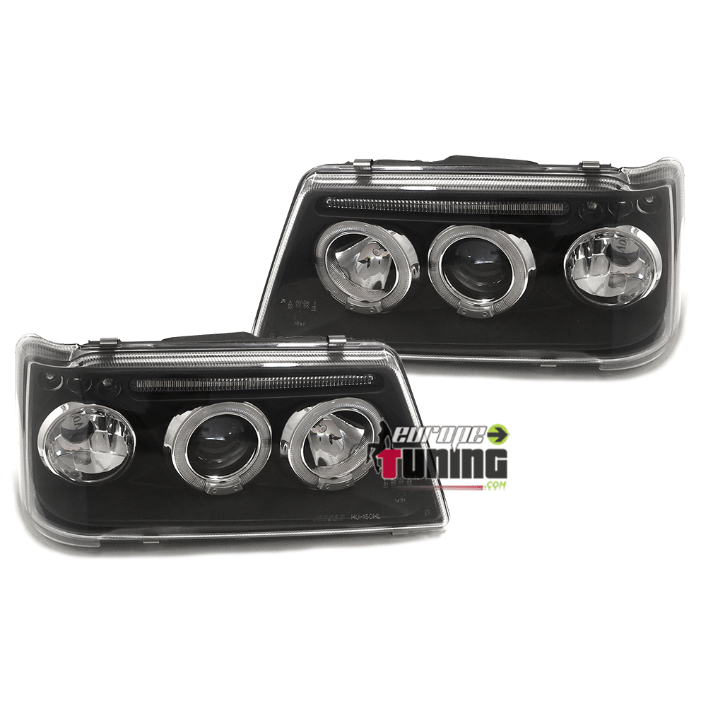 PHARES ANGEL EYES NOIRS double ring PEUGEOT 205 (12019)