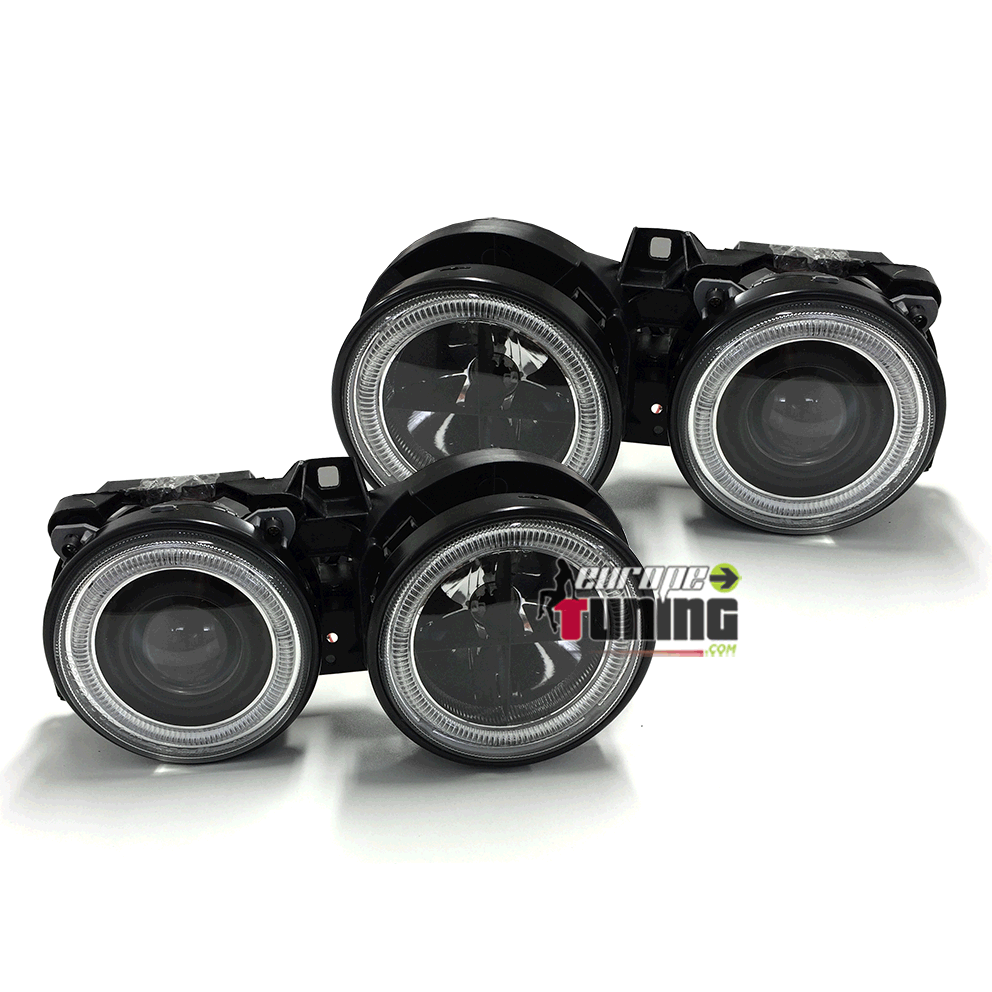 PHARES ANGEL EYES NOIRS TUNING BMW E30 (13203)