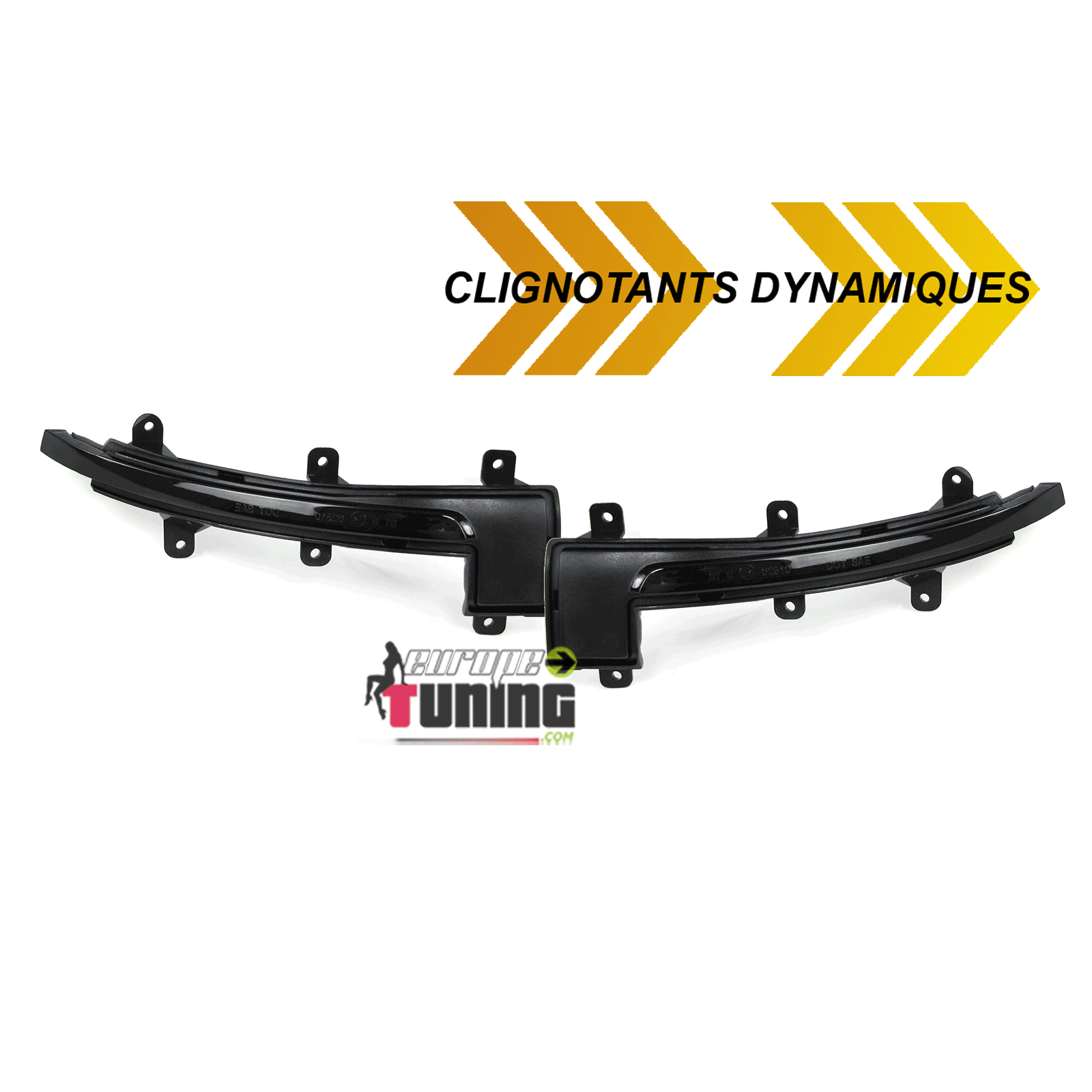 CLIGNOTANTS RETRO LEDS DYNAMIQUES SEQUENTIELS A DEFILEMENT AUDI TT 8J & R8 (04876)