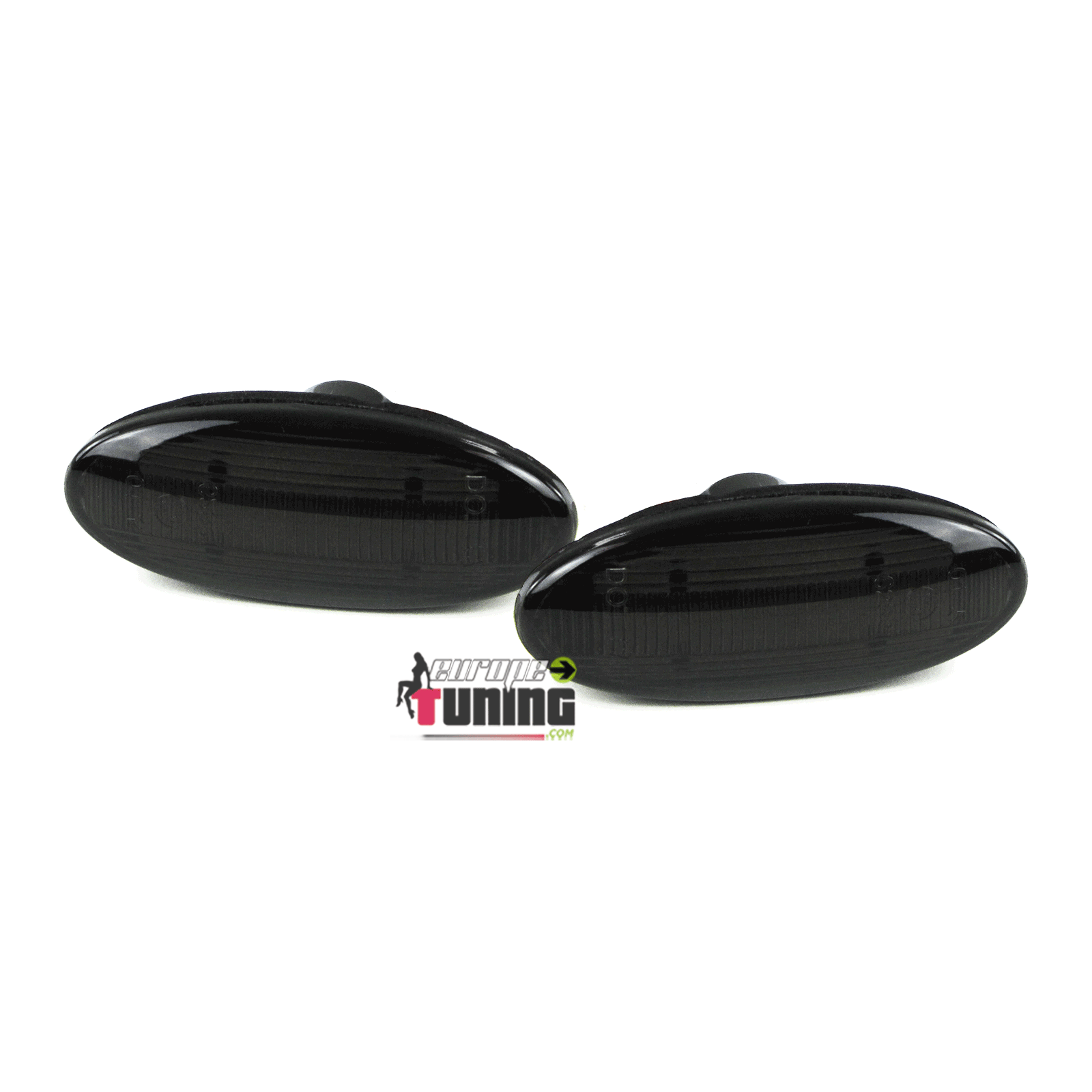 REPETITEURS NOIRS CLIGNOTANTS LEDS NISSAN NOTE QASHQAI JUKE MICRA X TRAIL (04888)