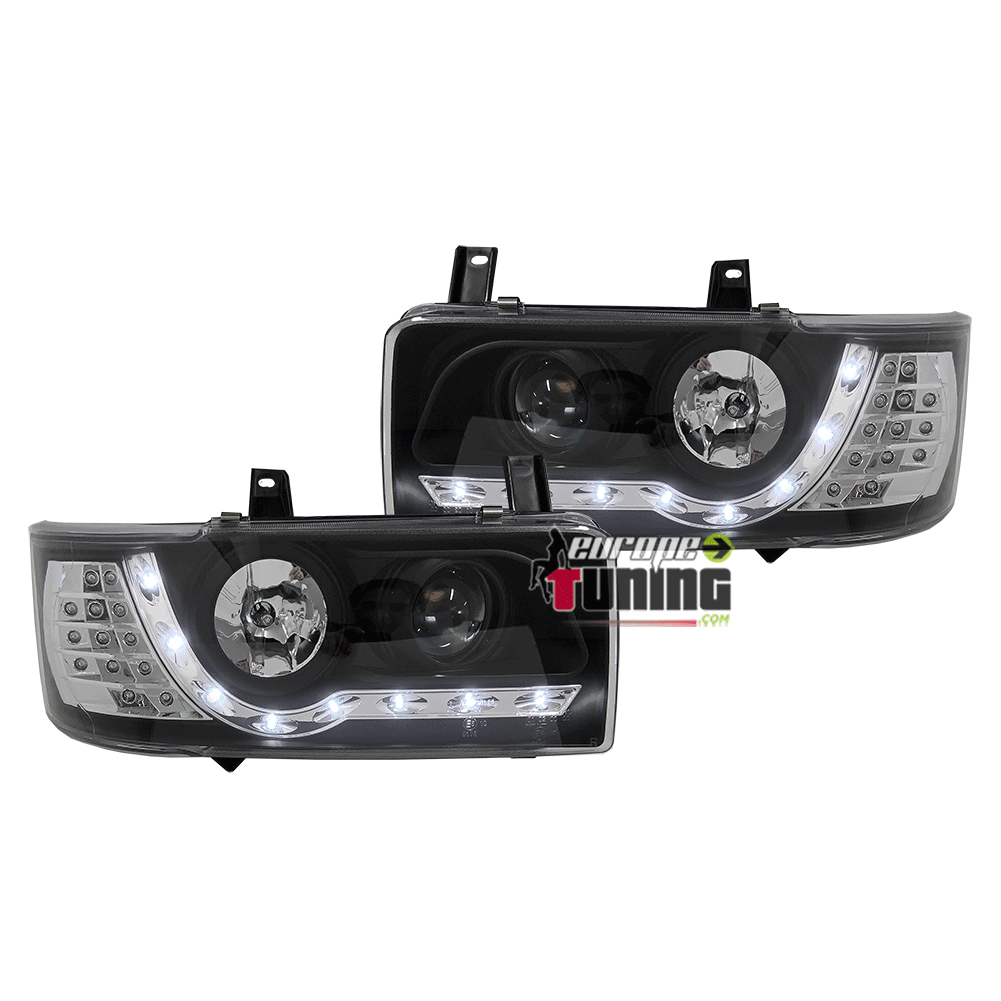 PHARES DEVIL EYES NOIRS VW BUS T4 (02379)