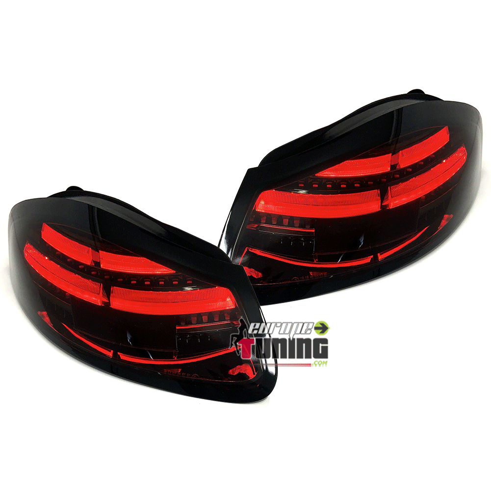 FEUX FUMES NOIRS AVEC BANDES LED CELIS ET CLIGNOTANTS DYNAMIQUES PORSCHE BOXSTER 986 (04909)