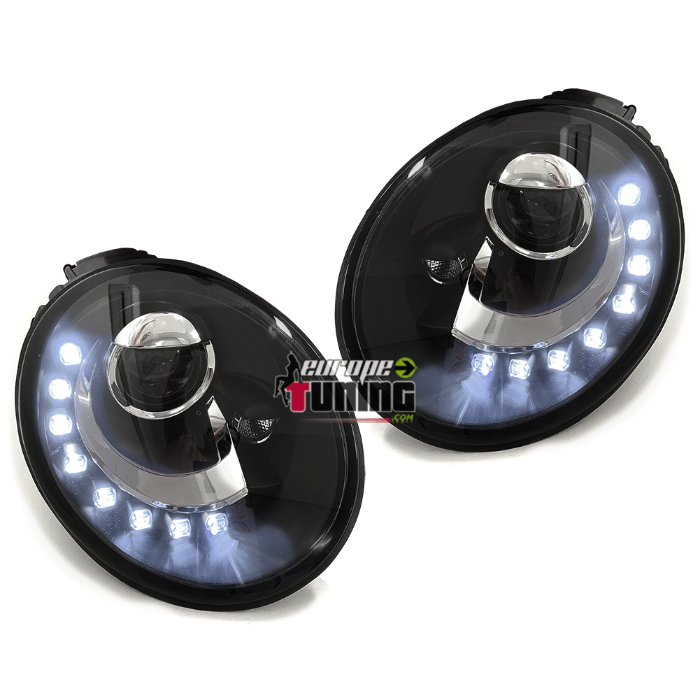 PHARES DEVIL EYES NOIRS NEW BEETLE 1998-2005 (03739)