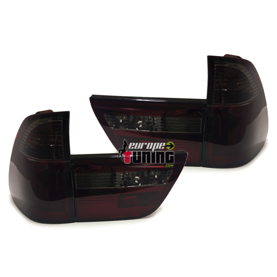 FEUX TUNING ROUGES NOIRS CELIS LED POUR BMW X5 (04015)